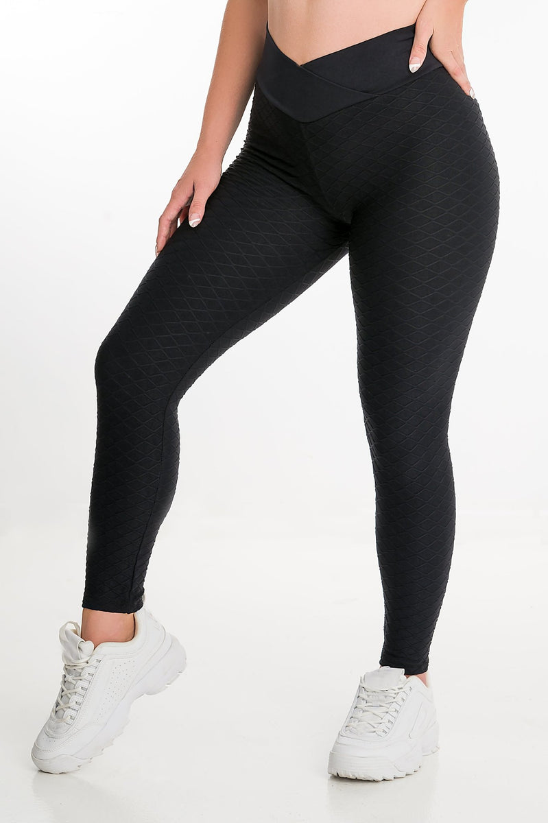 Dune Curved High Waist Leggings - Contrast Supplex - Rogiani Inc