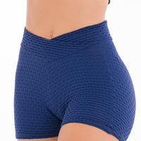 LIFTED - BOOTY SHORTS - NAVY BLUE - StrongByMinx