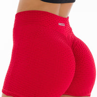 LIFTED - BOOTY SHORTS - RED - StrongByMinx